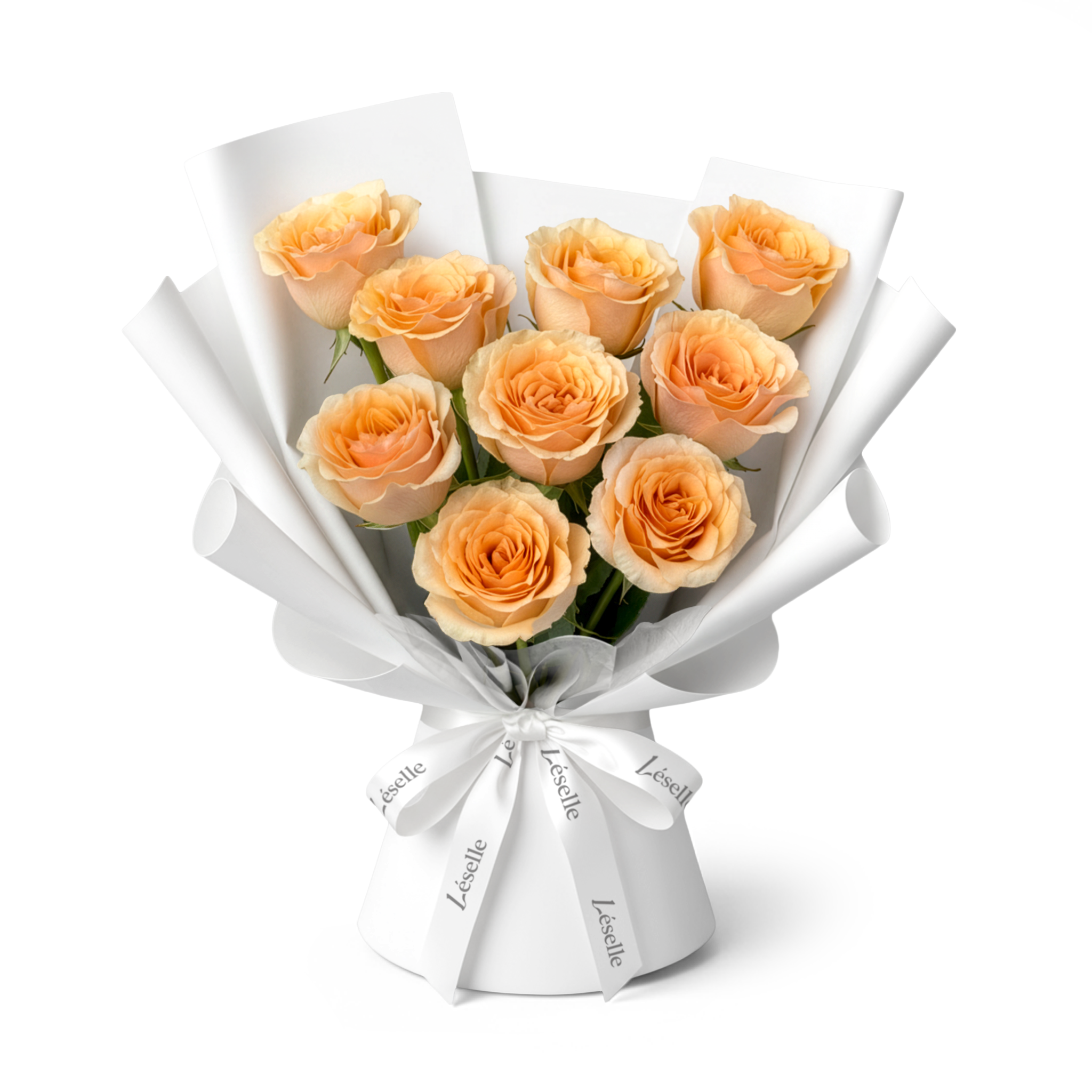 【Valentine's Limited】The Felicity // Premium Ecuadorian Peach Rose Bouquet
