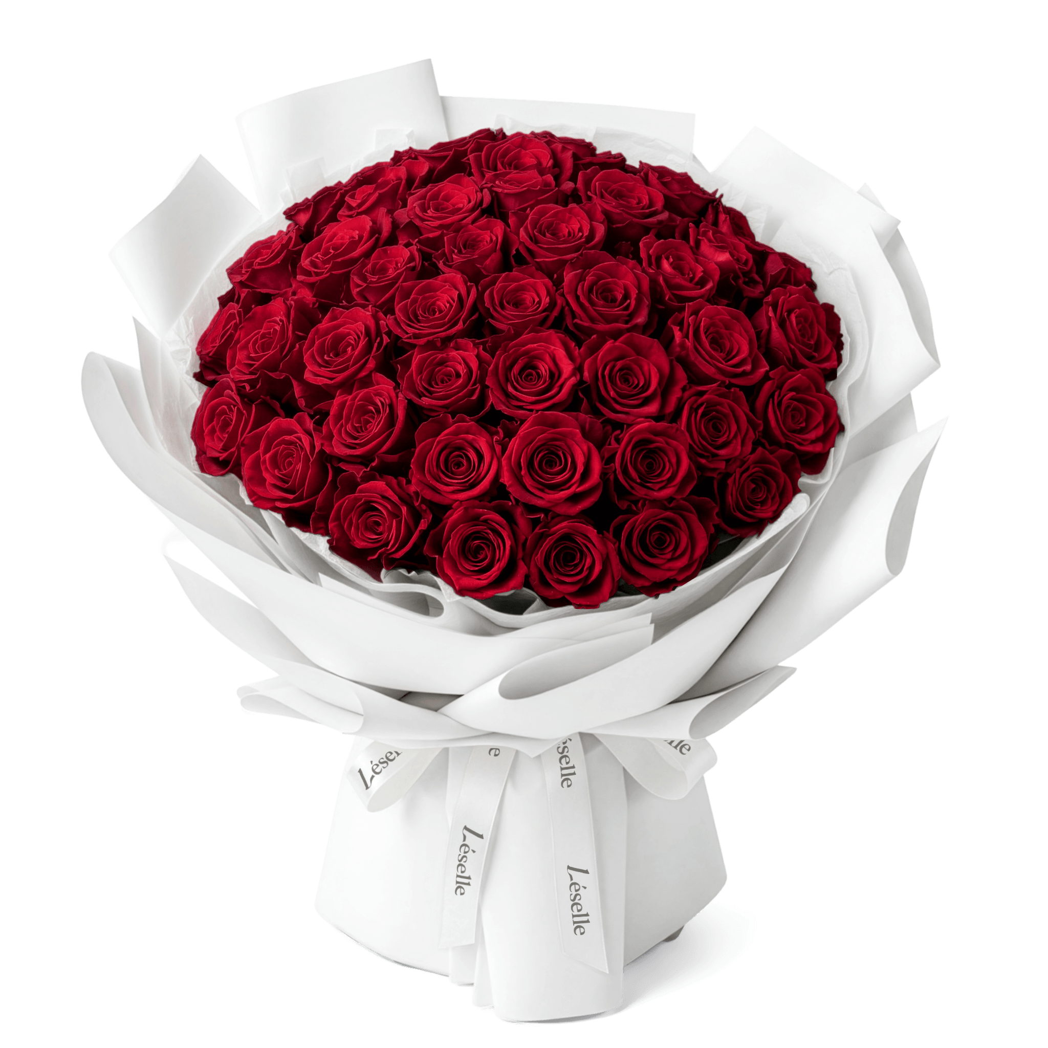 The Grand Highland Red // Giant Red Rose Bouquet
