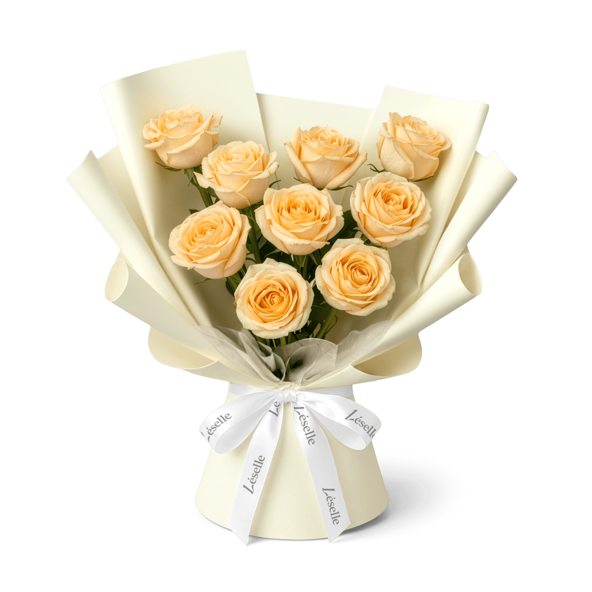 Peach Avalanche // Champagne Rose Bouquet