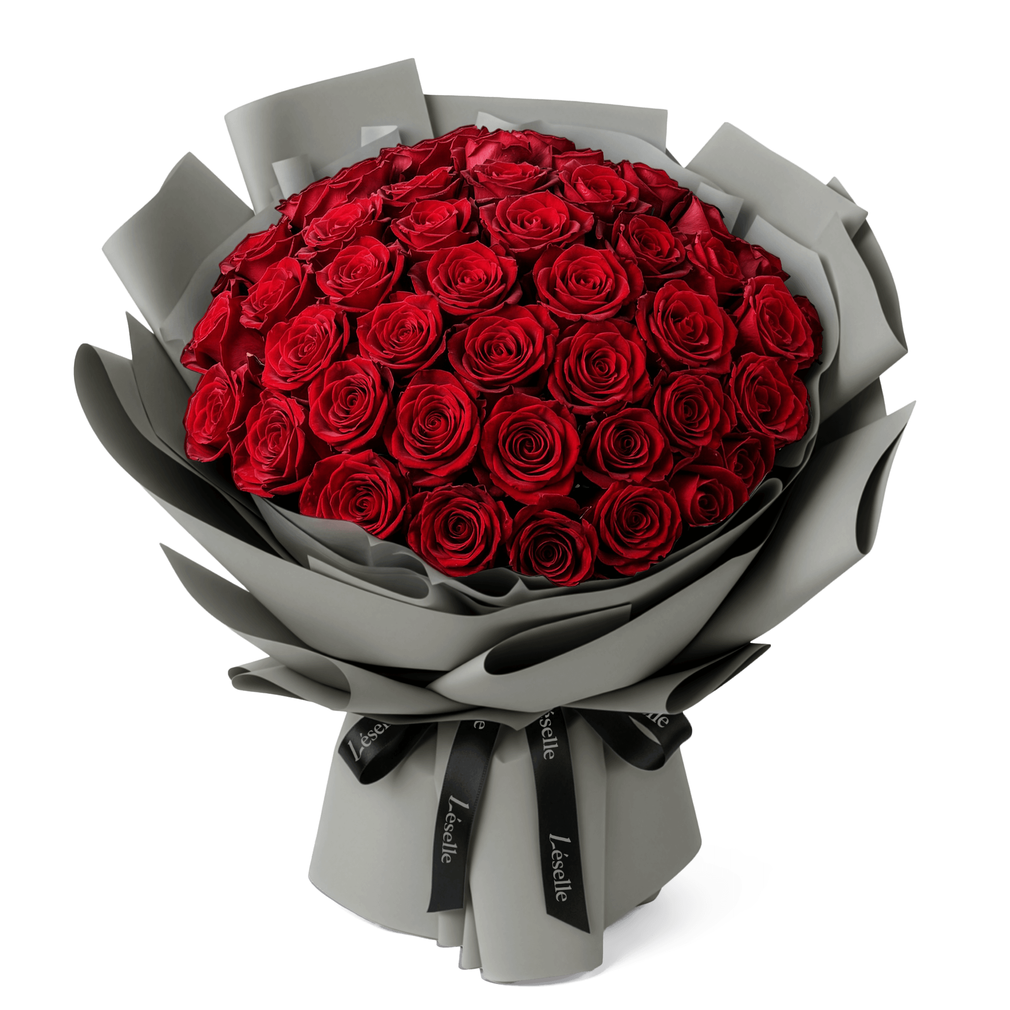 The Grand Freedom // Premium Ecuadorian Red Rose Bouquet