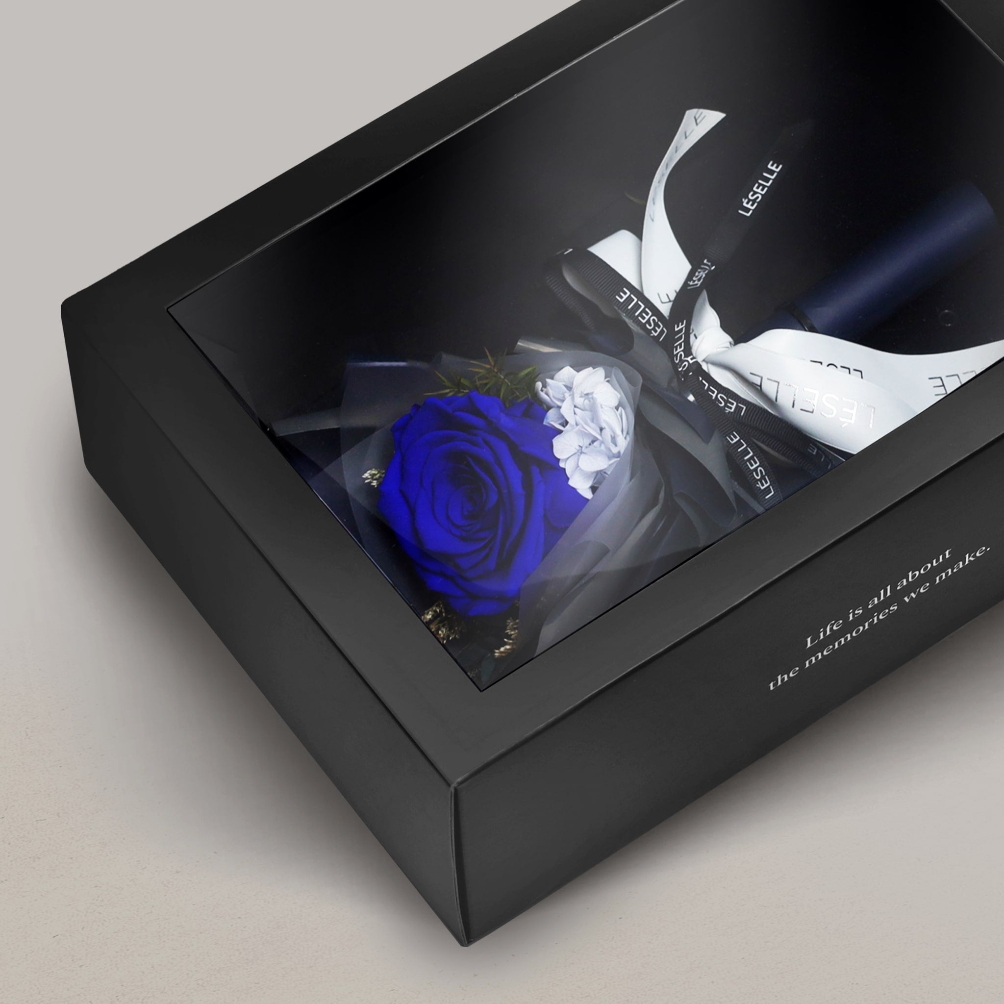 Midnight Sapphire Preserved Rose Bouquet