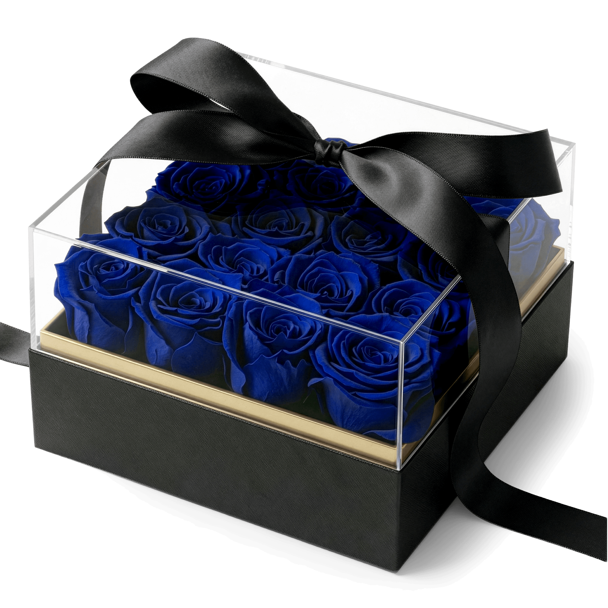 Elegant Square Rose Box
